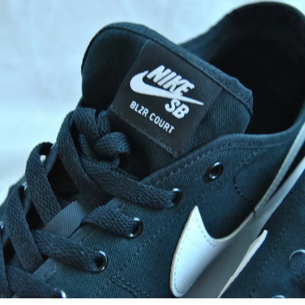 Nike SB BLZR Court Mens Shoe Black White Size 11
